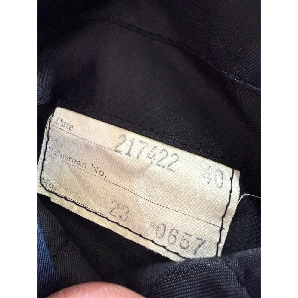 Richman Brothers Mens Navy Blue Black 3 Button Blazer Sport Coat Size 40